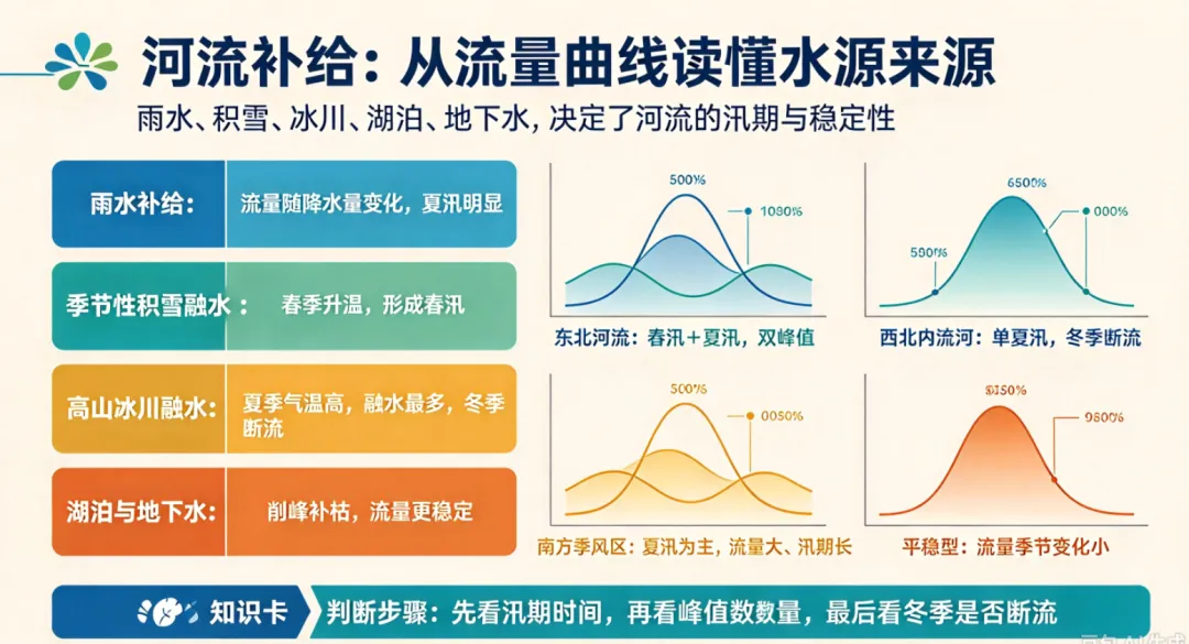 高考地理(选修一)必考知识点|陆地水体及其相互关系知识点总结-第2张图片-四季读书网 高考地理(选修一)必考知识点|陆地水体及其相互关系知识点总结-第2张图片-四季读书网