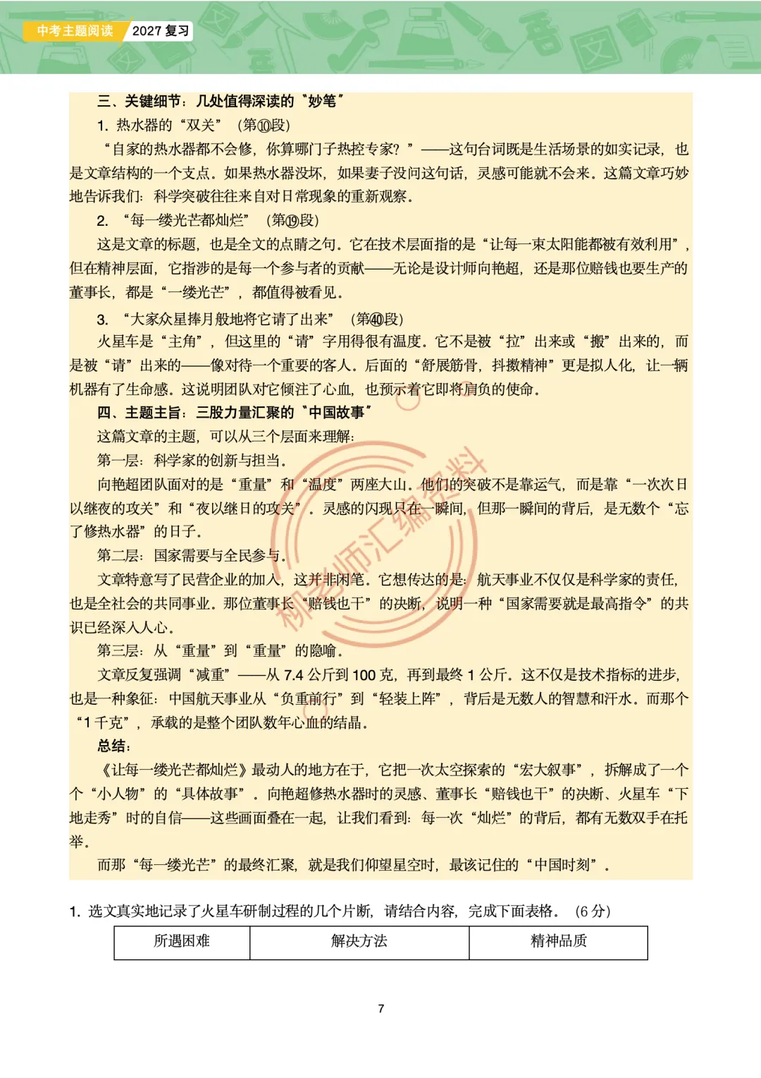 2026全国各地中考文学类文本主题阅读57篇-家国情怀主题-第9张图片-四季读书网