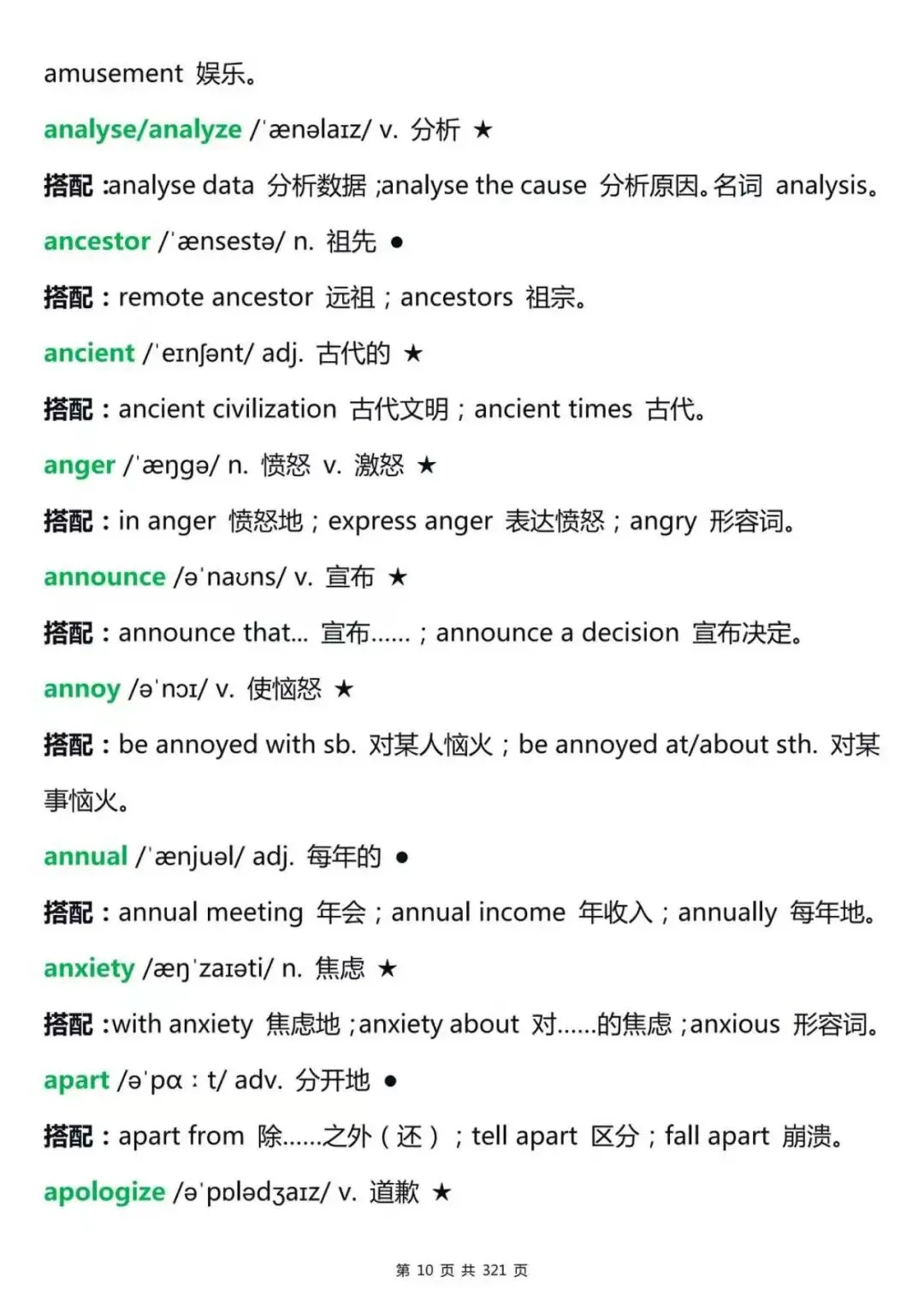 高考英语词汇干货|高频词汇汇总-第18张图片-四季读书网 高考英语词汇干货|高频词汇汇总-第18张图片-四季读书网