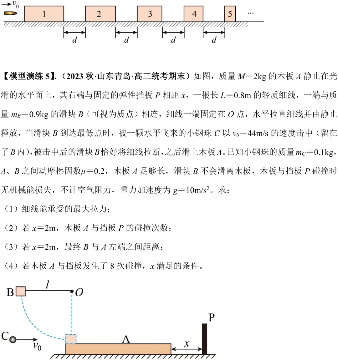 高考动量守恒|滑块木板 & 子弹打木块模型,必考两大板块!-第4张图片-四季读书网