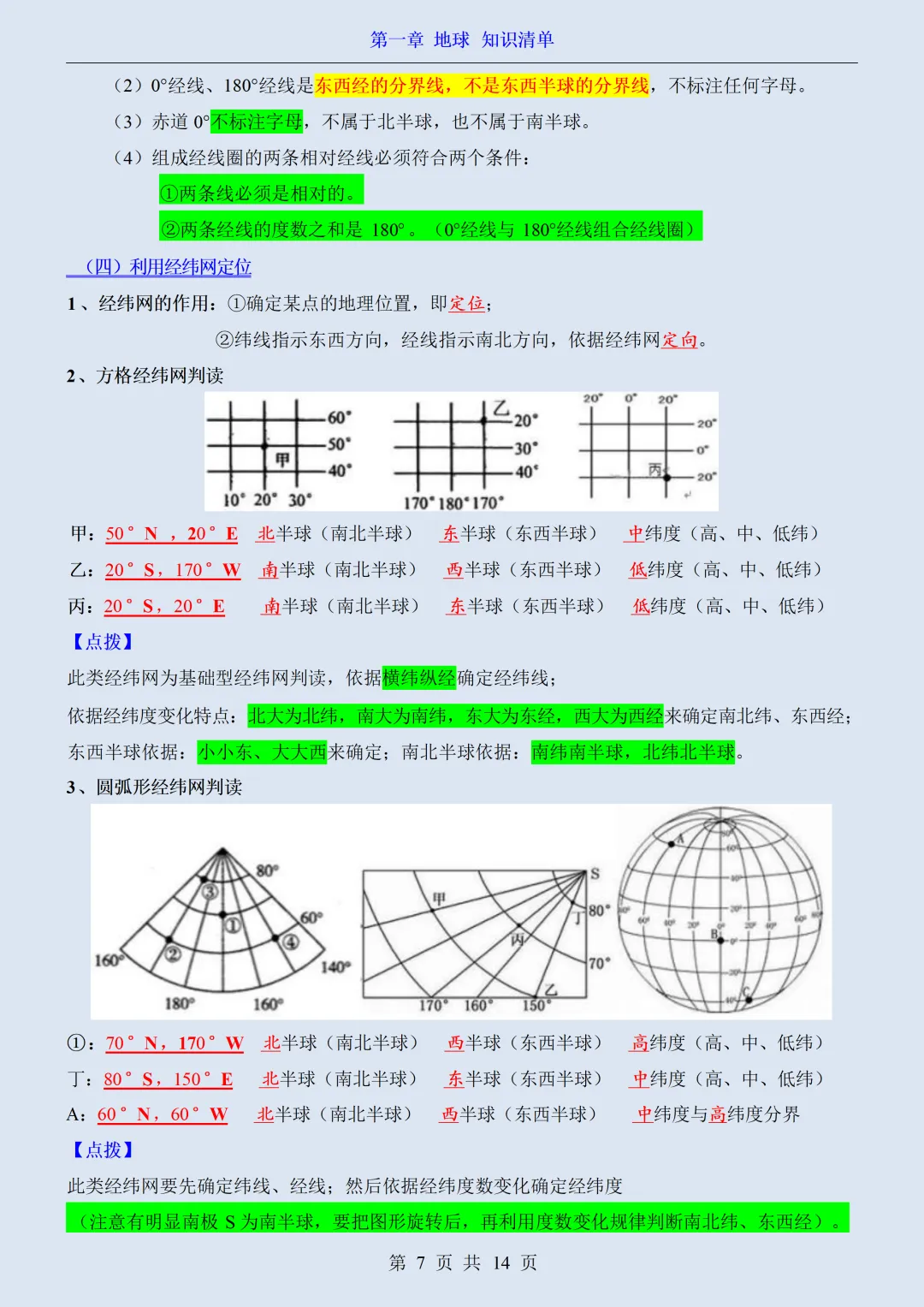 【初一】2026秋七年级上册地理全册必背核心知识点总结背诵版,有高清完整版可打印-第9张图片-四季读书网 【初一】2026秋七年级上册地理全册必背核心知识点总结背诵版,有高清完整版可打印-第9张图片-四季读书网