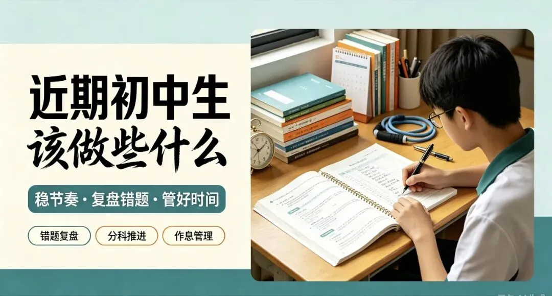 初一奠基、初二守分水岭、初三蓄力:初中生近期行动清单-第1张图片-四季读书网