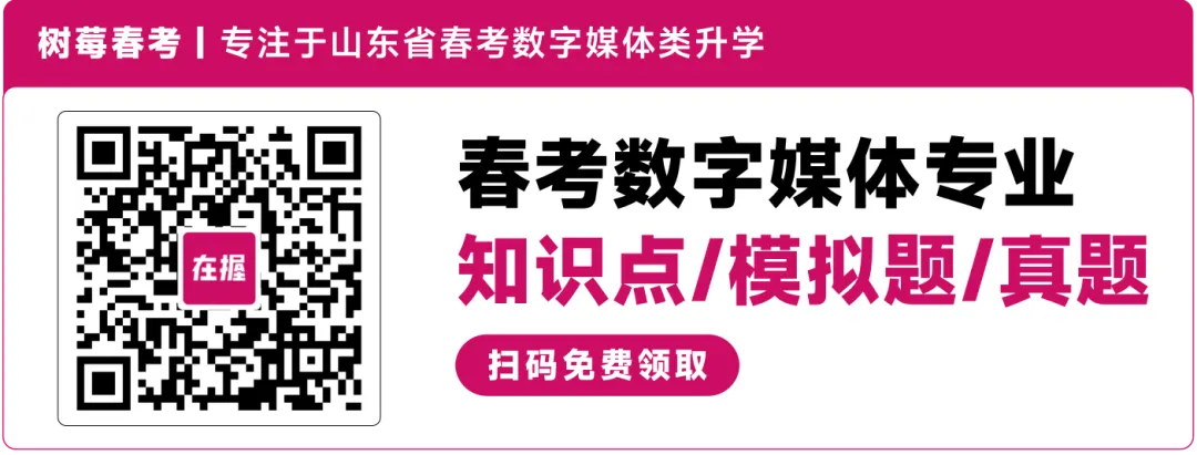 山东省春季高考数字媒体类专业理论知识模拟试题(九)-第1张图片-四季读书网