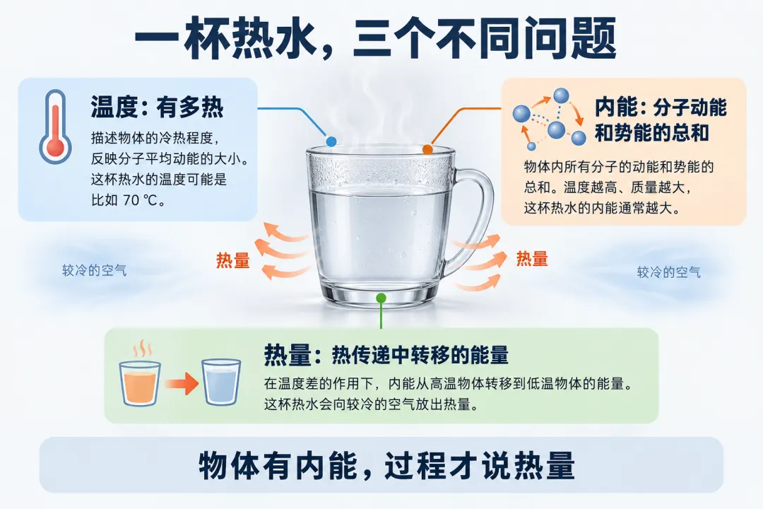 初三物理|内能小结12题:温度、热量和内能逐题分清-第1张图片-四季读书网 初三物理|内能小结12题:温度、热量和内能逐题分清-第1张图片-四季读书网