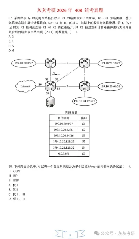 【官方版】2026年408真题解析-第10张图片-四季读书网