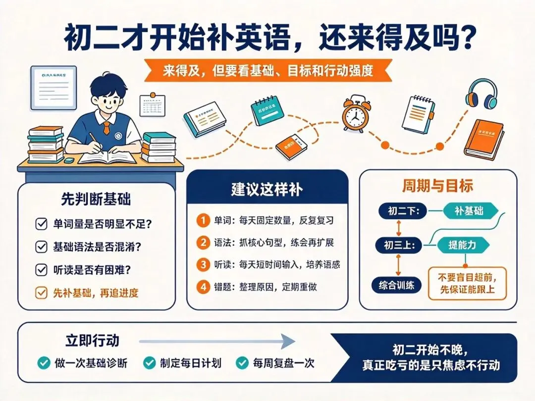 初二英语别把时间花在“整本重来”上-第1张图片-四季读书网