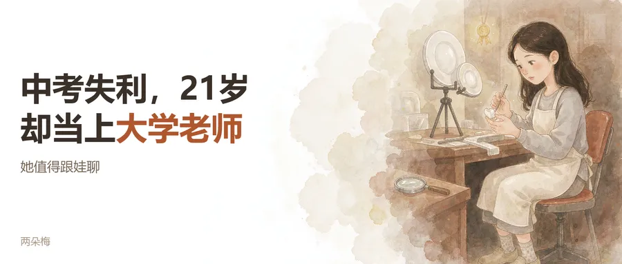 中考失利,21岁却当上大学老师,这个故事值得跟孩子聊聊-第1张图片-四季读书网