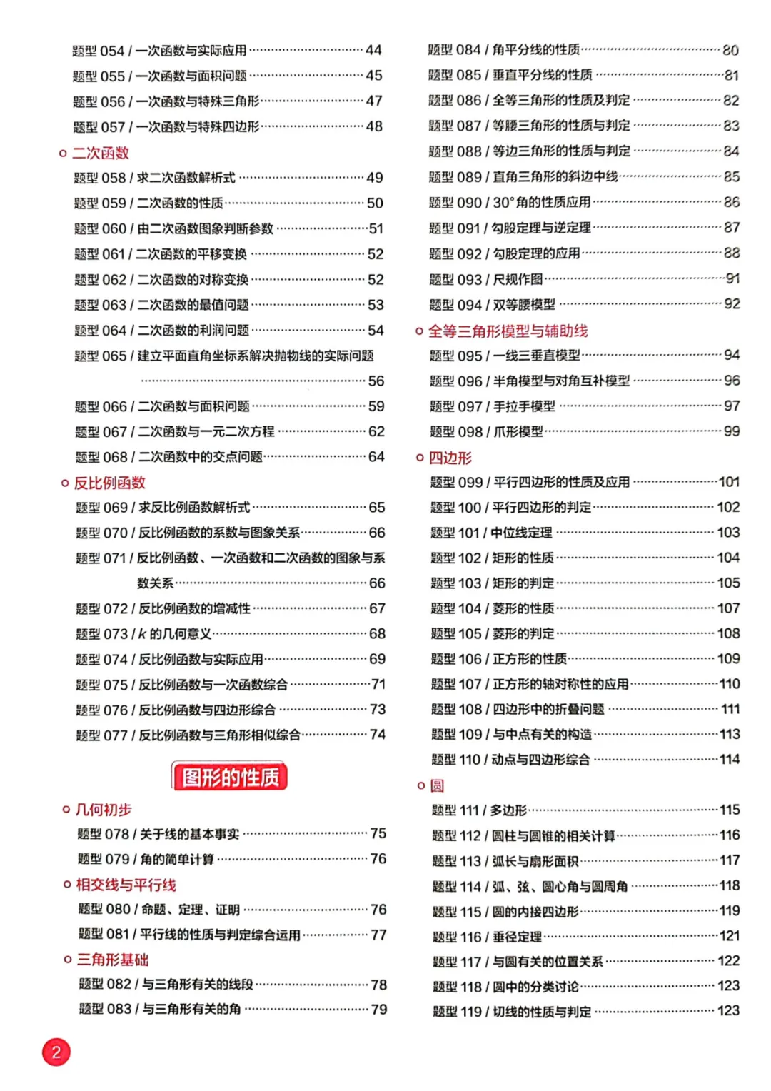 中考数学150个必考题型专项训练-第3张图片-四季读书网