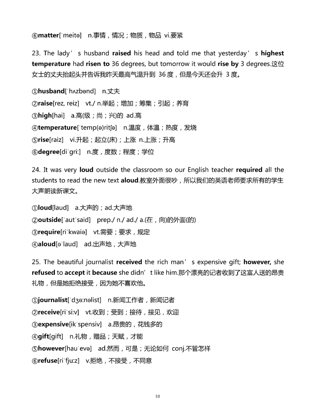 记住这200个句子!7天背完中考英语1600单词!-第10张图片-四季读书网 记住这200个句子!7天背完中考英语1600单词!-第10张图片-四季读书网