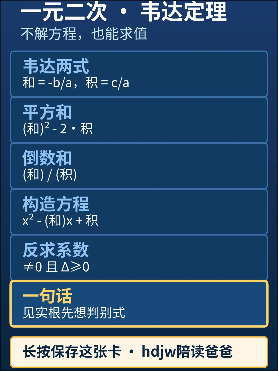 中考一元二次方程:韦达定理不解方程也能求值-第3张图片-四季读书网 中考一元二次方程:韦达定理不解方程也能求值-第3张图片-四季读书网