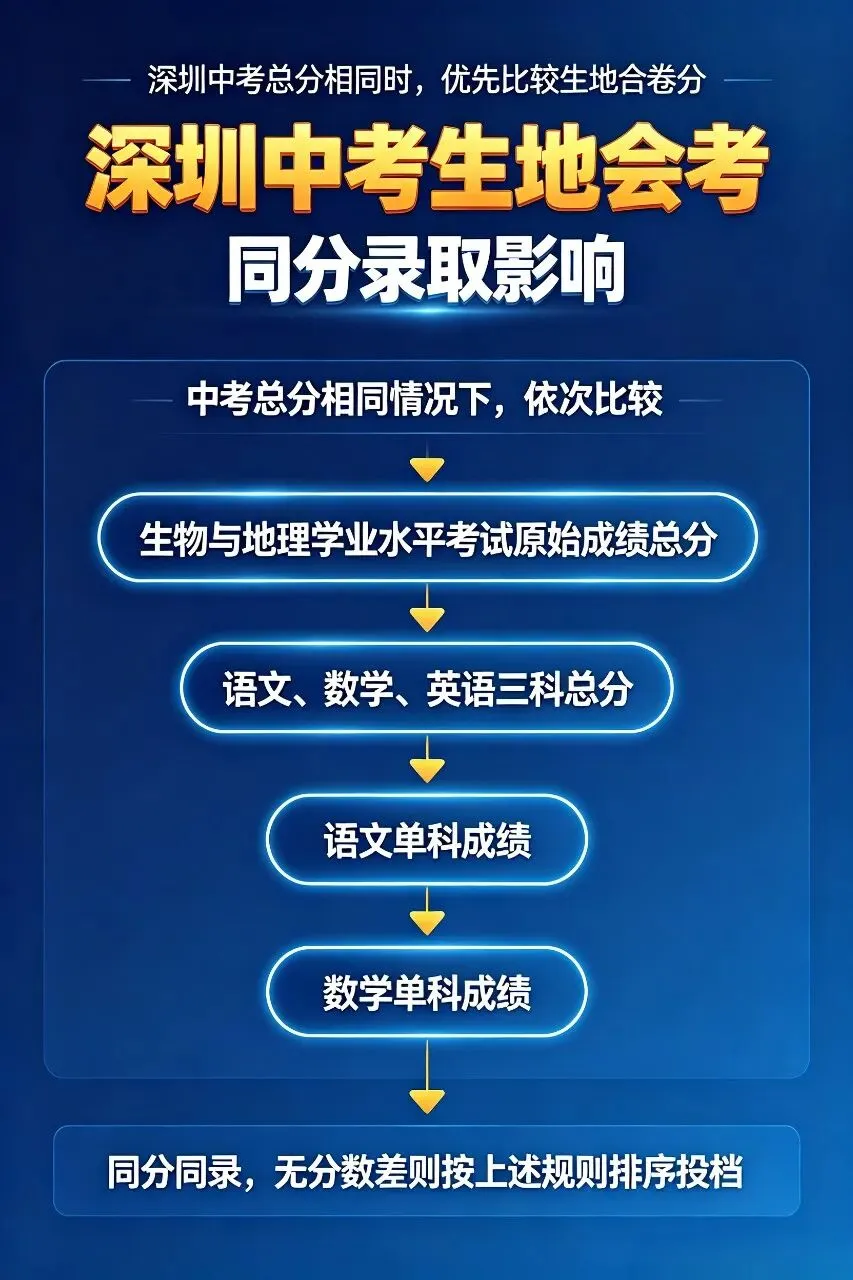 初二家长注意!生地会考不是小考试,是深圳中考同分“隐形分水岭”-第2张图片-四季读书网