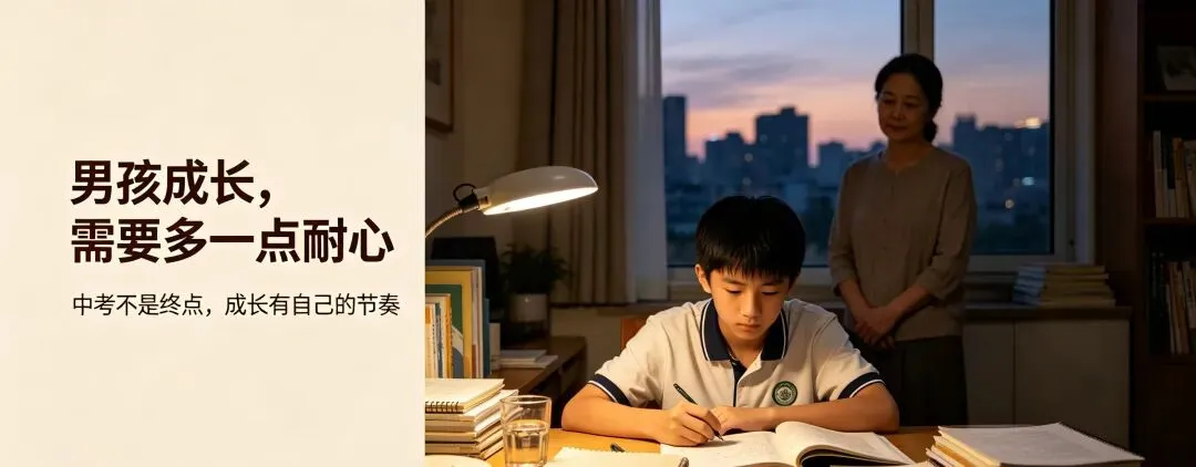 中考分流下,男孩的成长,需要多一点耐心-第1张图片-四季读书网
