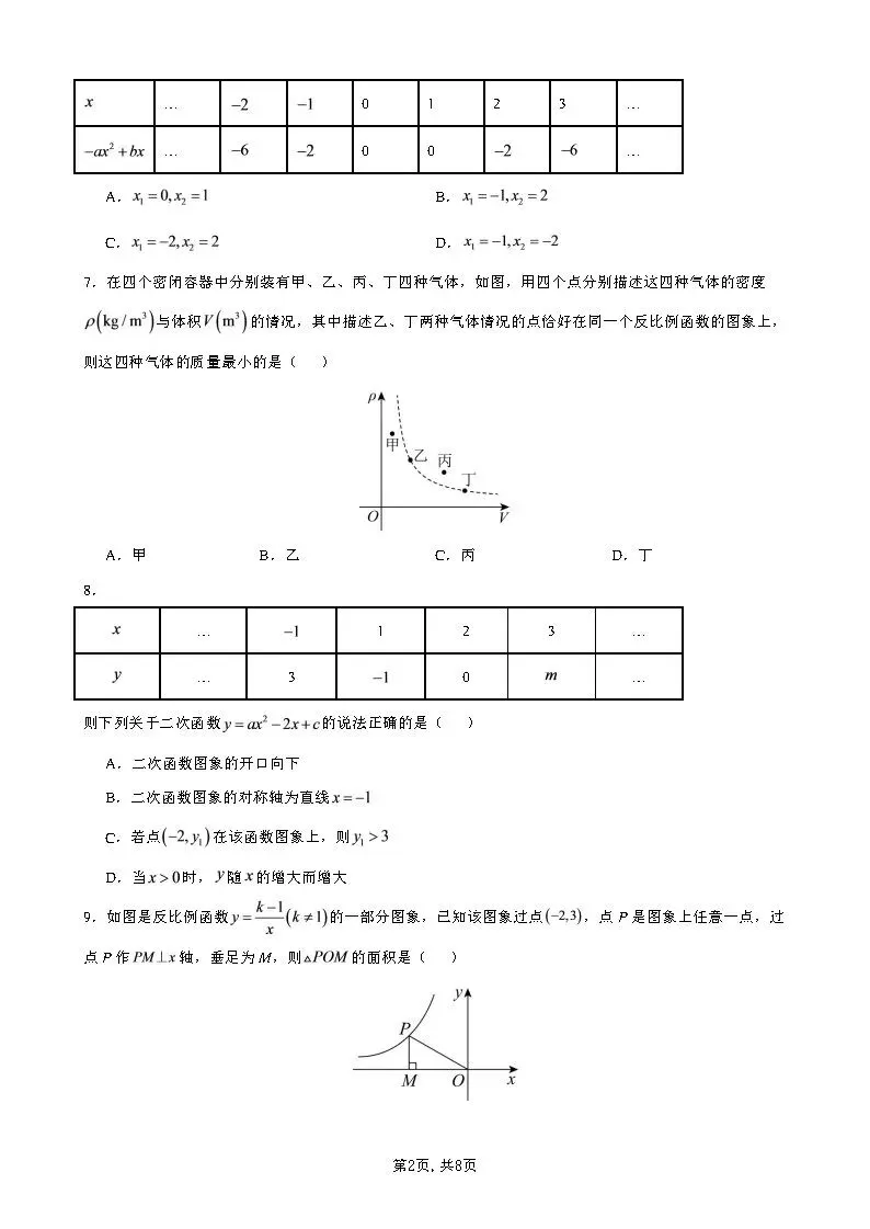 【国庆培优卷2】初三年级10月份月考试题及答案-第11张图片-四季读书网