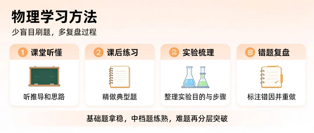 别只是死磕刷题!初中物理这样学,中考少丢 20 分-第4张图片-四季读书网