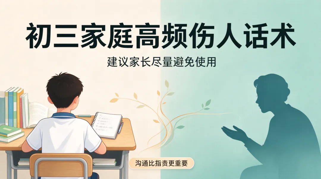 初三家庭避坑:这几句话,尽量不要对孩子说-第1张图片-四季读书网