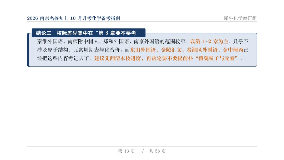 揭秘:近两年初三月考化学,南京几大名校到底都考了些什么?-第15张图片-四季读书网