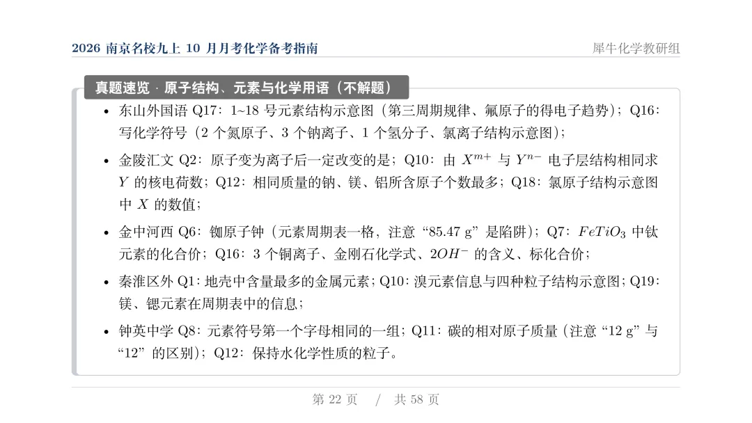 揭秘:近两年初三月考化学,南京几大名校到底都考了些什么?-第23张图片-四季读书网