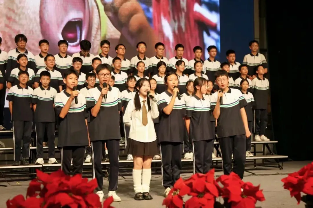 声燃初二韶华,唱响少年山海|西昌天立初二年级班歌比赛-第15张图片-四季读书网