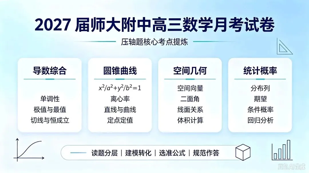师大附中高三数学月考试卷-第1张图片-四季读书网