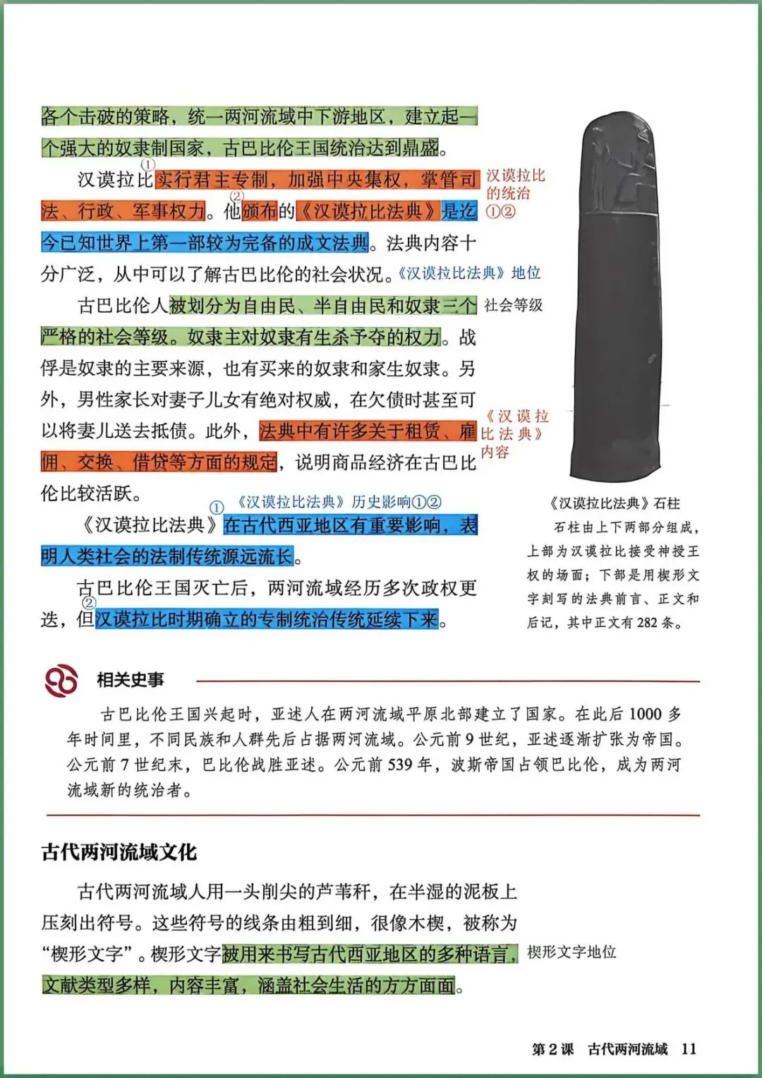 新版教材.初三历史|2026秋新统编版九年级上册历史(课堂笔记)电子版可下载打印!-第10张图片-四季读书网