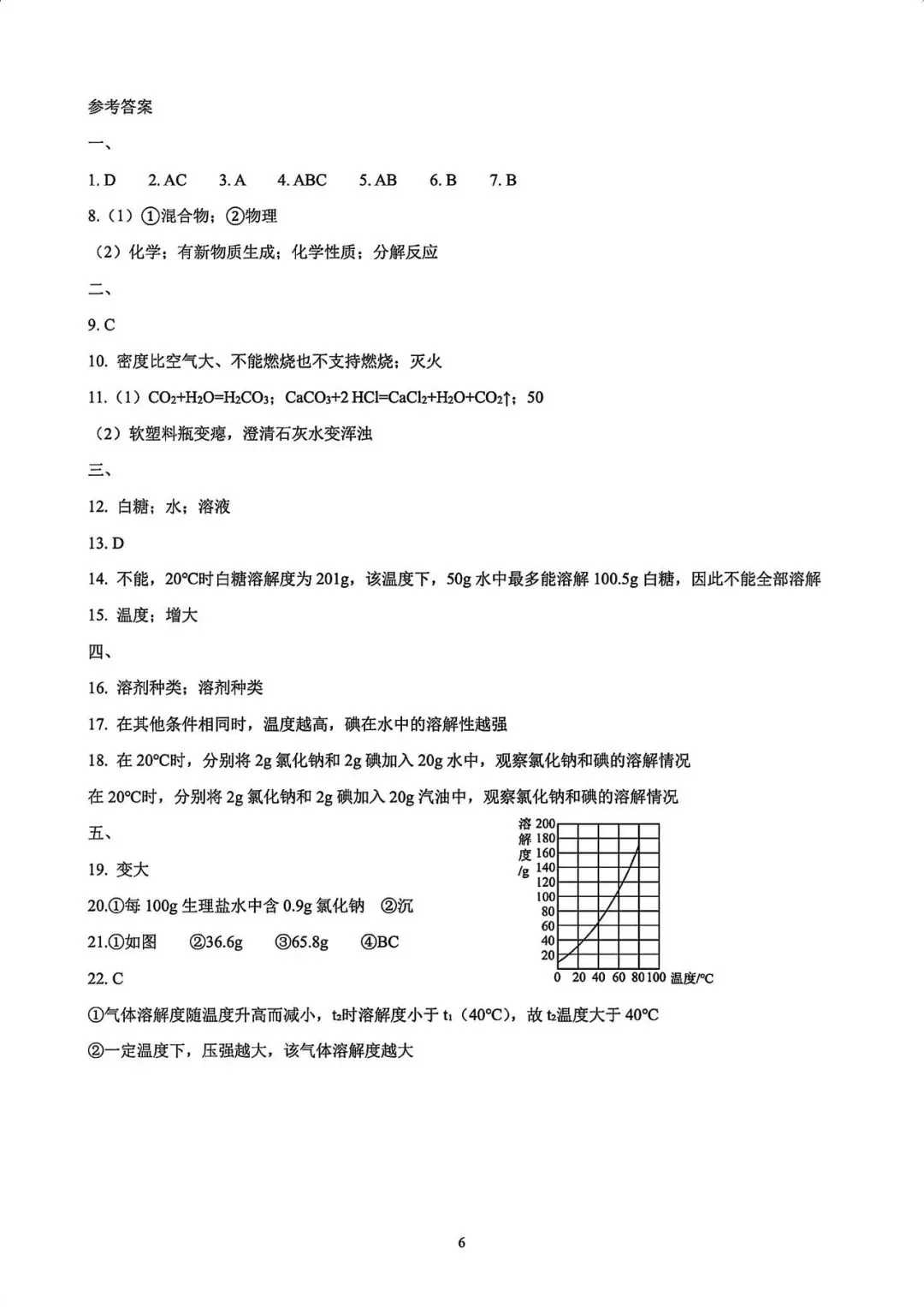 2026上海初三化学月考卷,真题附答案-第6张图片-四季读书网 2026上海初三化学月考卷,真题附答案-第6张图片-四季读书网