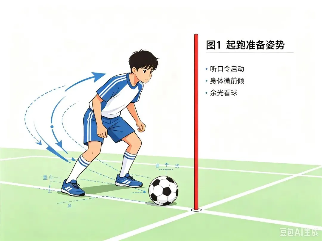 体育中考足球运球绕杆提分攻略-第1张图片-四季读书网