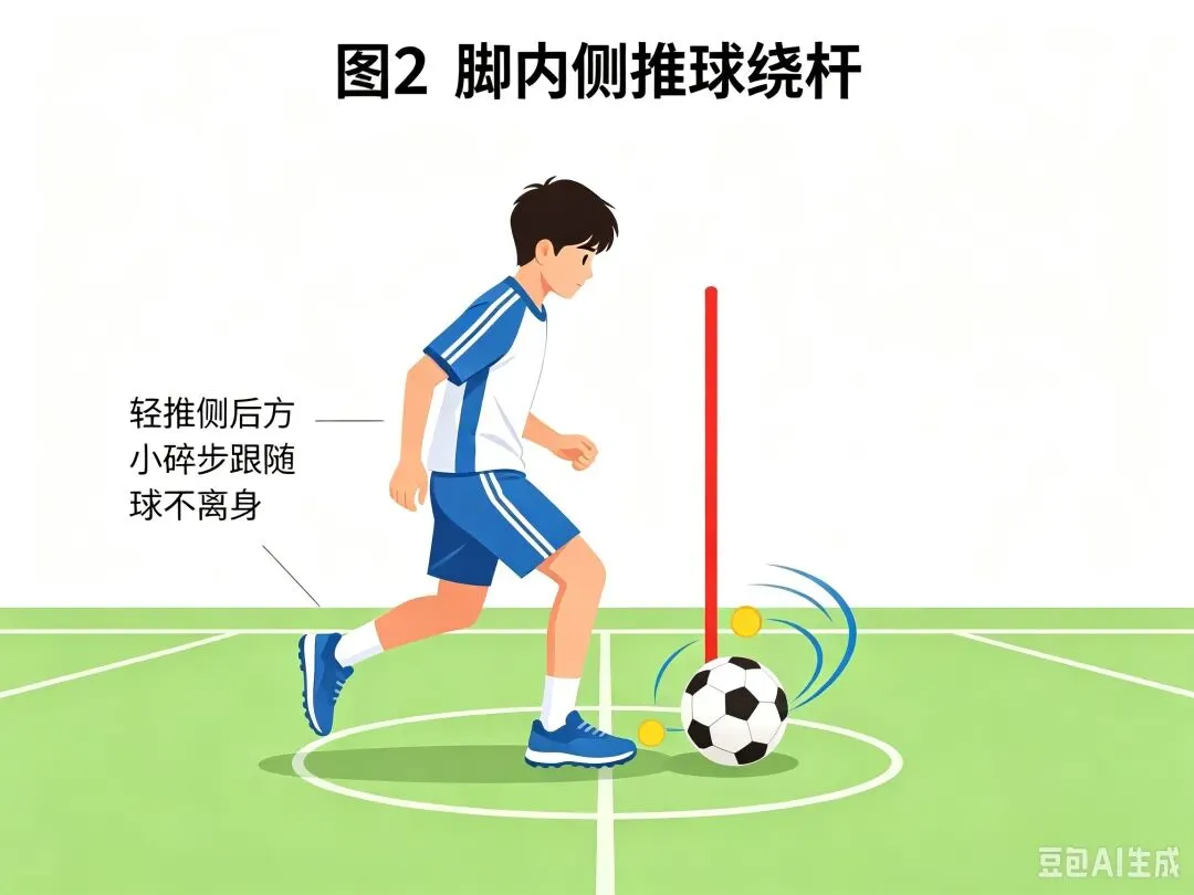 体育中考足球运球绕杆提分攻略-第2张图片-四季读书网