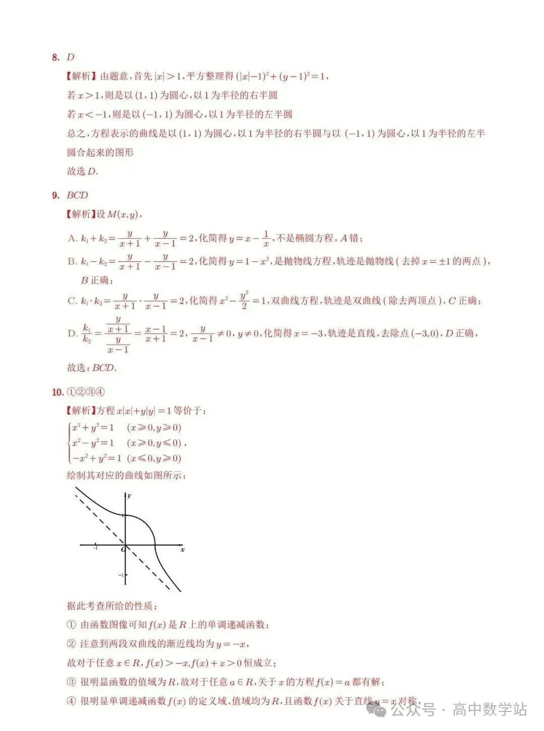 高考数学•圆锥曲线专题训练(含答案解析,共535页)-第8张图片-四季读书网