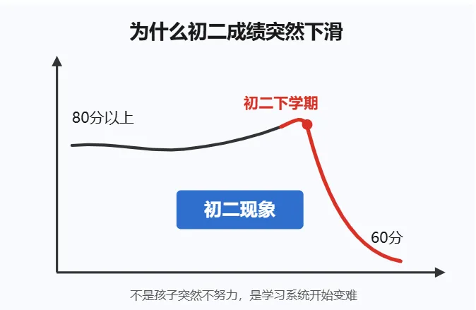 初一成绩还行,初二突然跟不上? 不是孩子不努力,是这三件事撞到了一起-第1张图片-四季读书网 初一成绩还行,初二突然跟不上? 不是孩子不努力,是这三件事撞到了一起-第1张图片-四季读书网