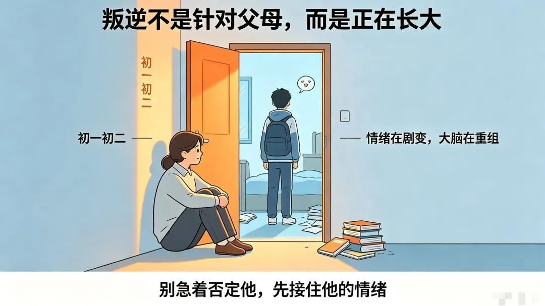 太神奇了:孩子初一初二“突然叛逆变坏”,初三居然自己变乖了-第1张图片-四季读书网