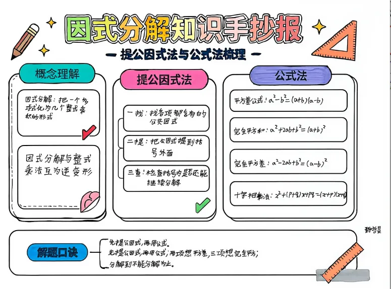 墨染暑笺|初二暑假数学作业风采录-第21张图片-四季读书网 墨染暑笺|初二暑假数学作业风采录-第21张图片-四季读书网