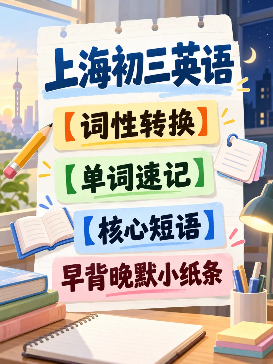 上海初三英语基础清单|词性+单词+短语一次领走-第2张图片-四季读书网 上海初三英语基础清单|词性+单词+短语一次领走-第2张图片-四季读书网
