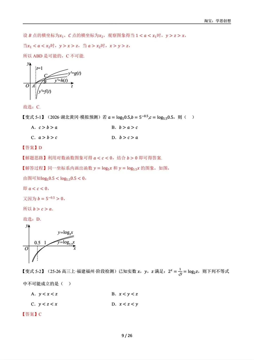 2027届高考数学一轮复习举一反三 知识梳理讲义-第13张图片-四季读书网
