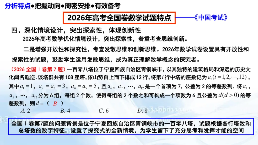 2027高考数学高考命题特征分折及备考策略-第41张图片-四季读书网