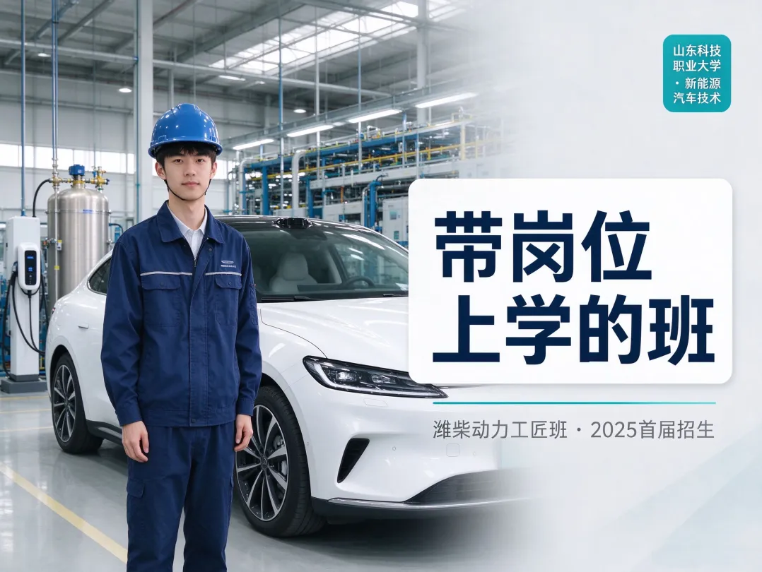 高考早知道丨每天一个订单班:山东科技职业大学新能源汽车技术(潍柴动力工匠班)-第3张图片-四季读书网 高考早知道丨每天一个订单班:山东科技职业大学新能源汽车技术(潍柴动力工匠班)-第3张图片-四季读书网