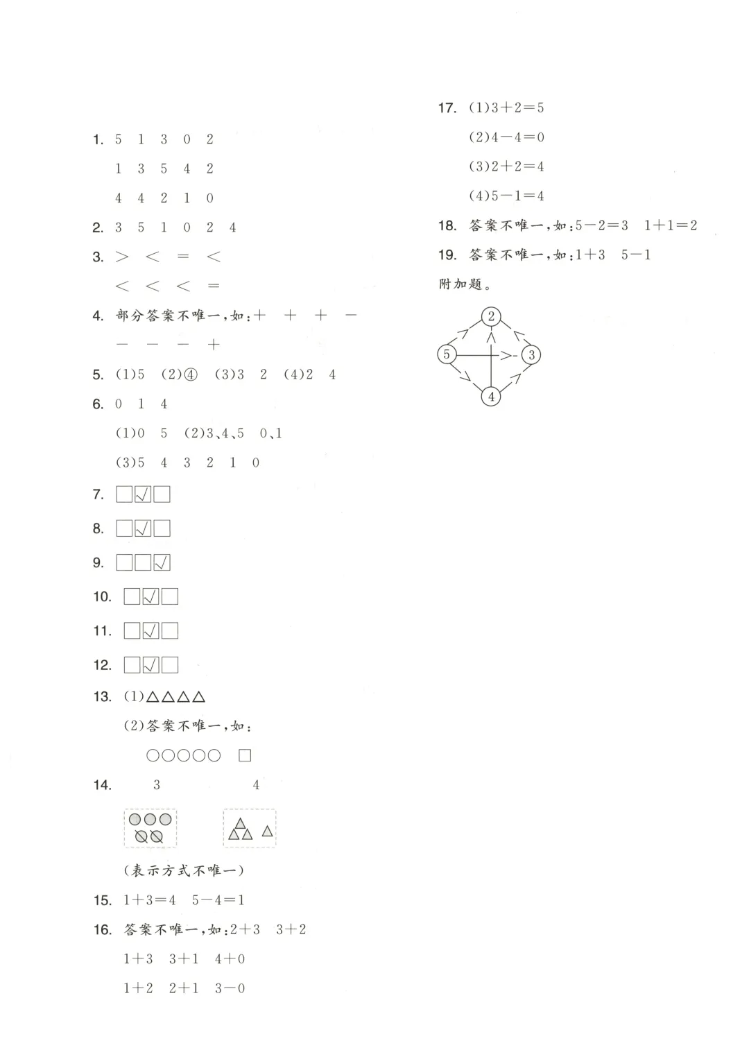26秋苏教版数学1-6年级上册《单元试卷》| 可下载打印-第5张图片-四季读书网 26秋苏教版数学1-6年级上册《单元试卷》| 可下载打印-第5张图片-四季读书网