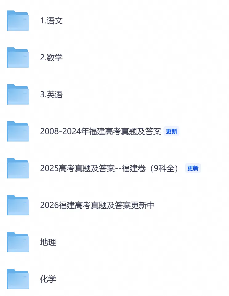 2026年【福建卷】高考真题+答案,含全国I、II卷以及历年真题,电子档可下载打印-第5张图片-四季读书网
