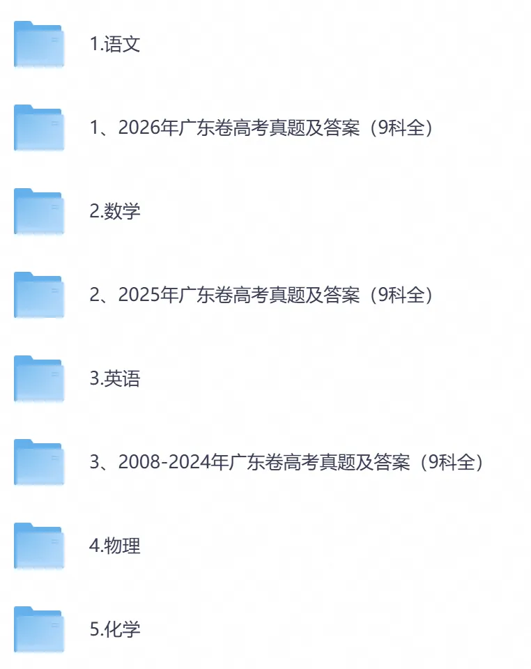 2026年【广东卷】高考真题+答案,含全国I、II卷以及历年真题,电子档可下载打印-第5张图片-四季读书网 2026年【广东卷】高考真题+答案,含全国I、II卷以及历年真题,电子档可下载打印-第5张图片-四季读书网