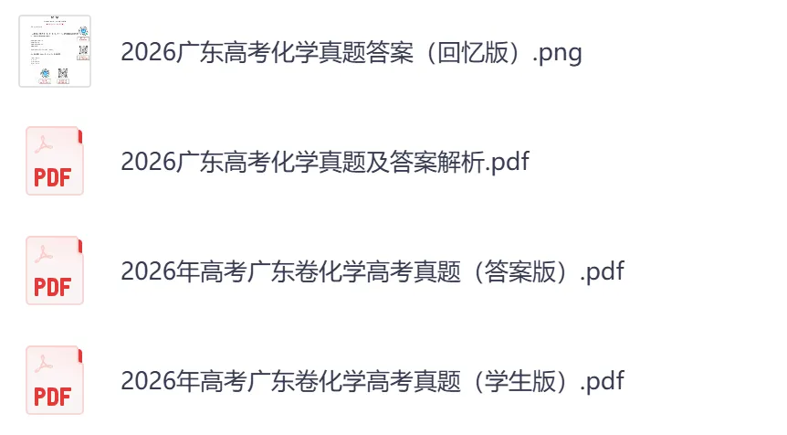 2026年【广东卷】高考真题+答案,含全国I、II卷以及历年真题,电子档可下载打印-第11张图片-四季读书网 2026年【广东卷】高考真题+答案,含全国I、II卷以及历年真题,电子档可下载打印-第11张图片-四季读书网
