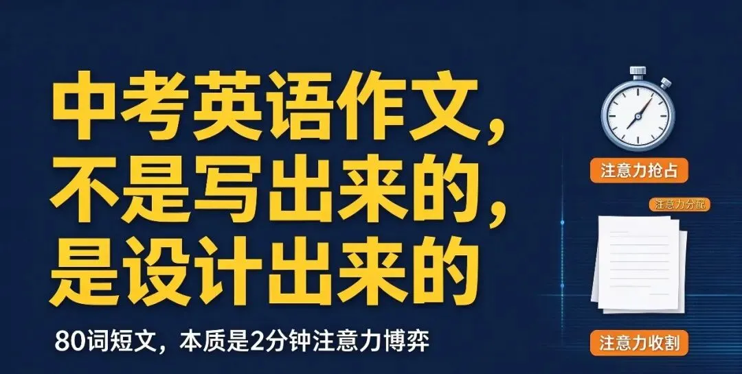 中考英语作文,如何收割改卷老师的注意力-第3张图片-四季读书网