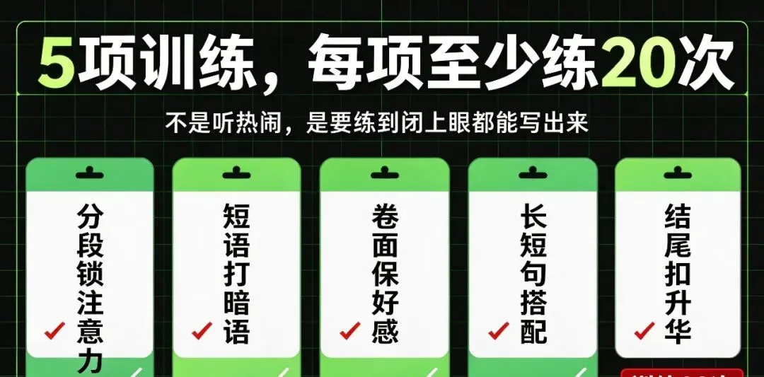 中考英语作文,如何收割改卷老师的注意力-第10张图片-四季读书网