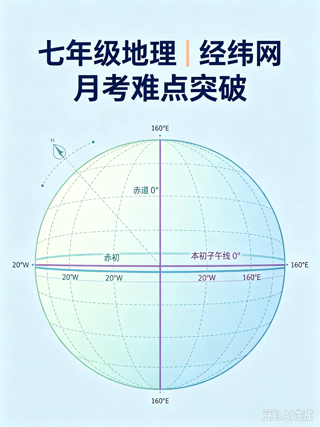 初一地理拦路虎:经纬网!看懂这篇,选择题不再丢分-第1张图片-四季读书网