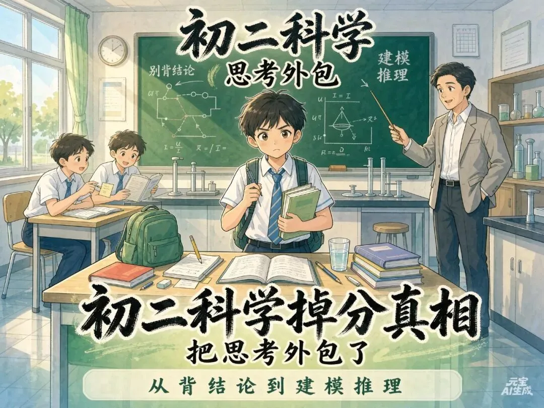 初二科学成绩“断崖式下滑”?听听来自清北校长的警示-第6张图片-四季读书网