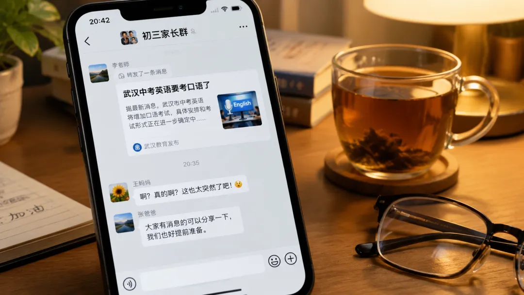 武汉中考英语要考口语了,首批就是你孩子| 附家长现在能做的 3 件事-第1张图片-四季读书网