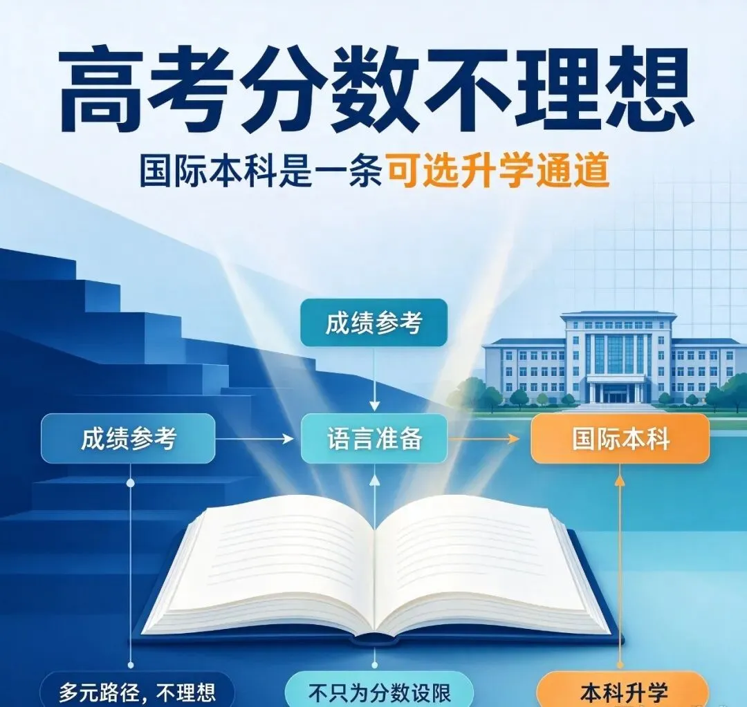 高考分数不理想,国际本科是一条可选升学通道-第1张图片-四季读书网 高考分数不理想,国际本科是一条可选升学通道-第1张图片-四季读书网