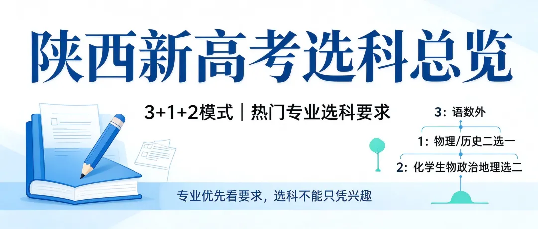 一张表看懂|陕西新高考各专业选科要求!医学、工科、法学、师范怎么选-第2张图片-四季读书网