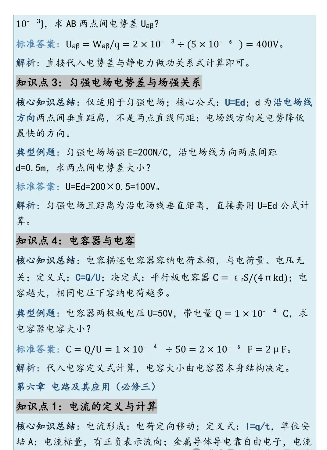 高考物理高频考点总结-第8张图片-四季读书网