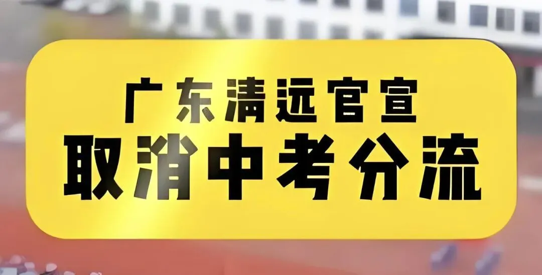 清远一句不用中考分流反复删改,为什么让家长又期待又不安-第5张图片-四季读书网
