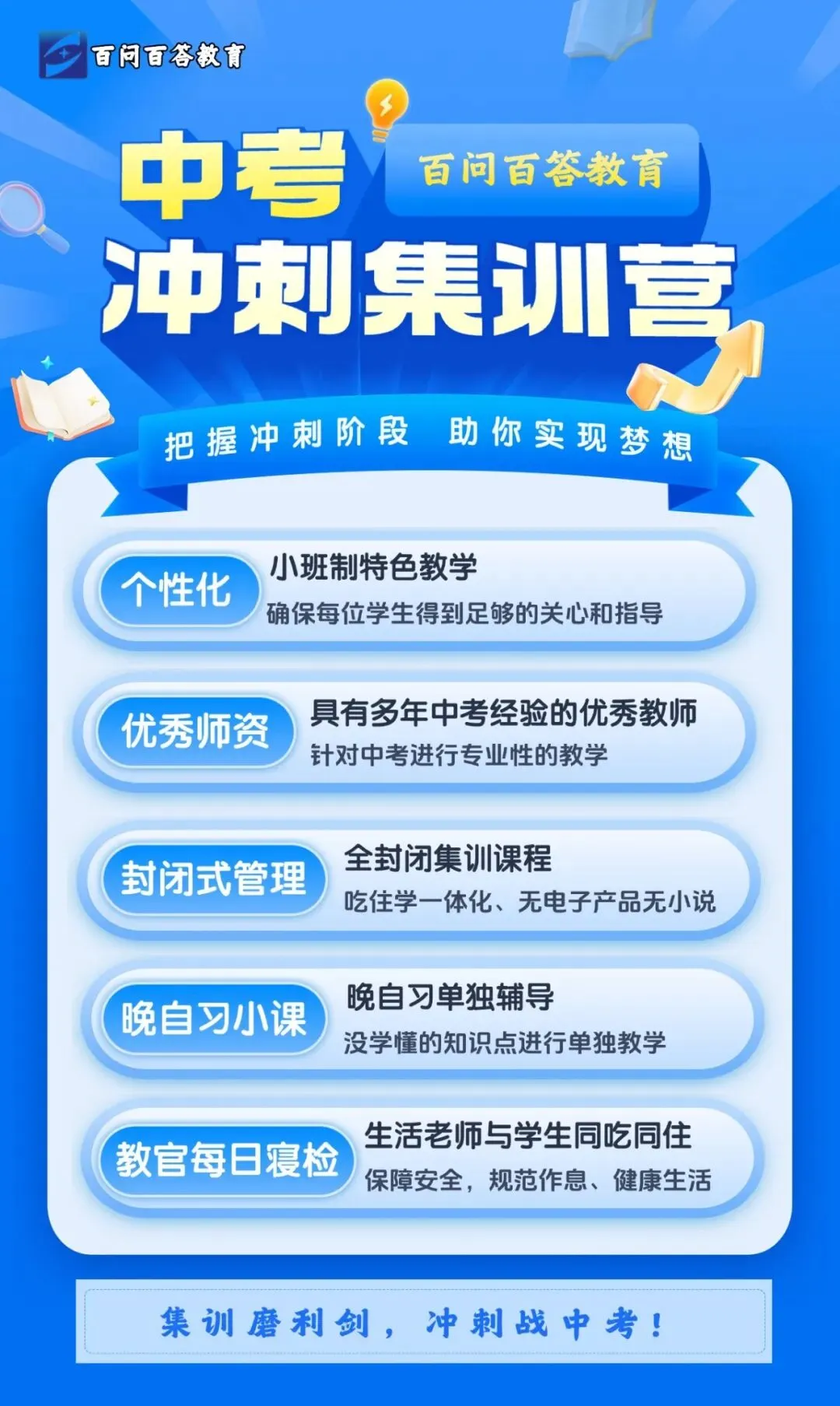 国庆假期将收官|初三没有真正假期!抓住尾巴看全封闭中考集训营-第5张图片-四季读书网