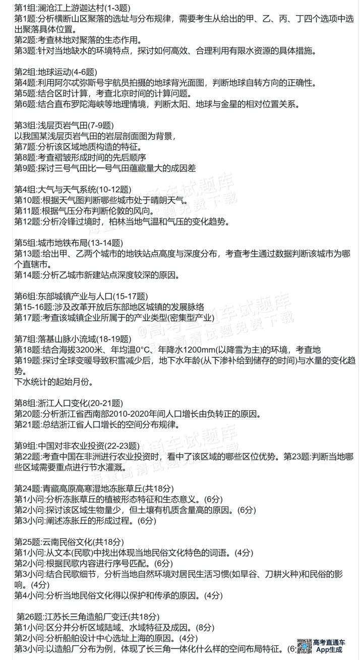 2026年【江苏卷】高考真题+答案,含全国I、II卷以及历年真题,电子档可下载打印-第11张图片-四季读书网 2026年【江苏卷】高考真题+答案,含全国I、II卷以及历年真题,电子档可下载打印-第11张图片-四季读书网